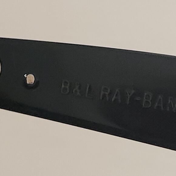 Vintage Ray Ban Wayfarer II Sunglasses Frames Only Black B&L 5022 Made In USA - Picture 12 of 12